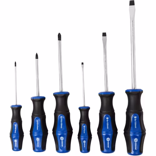 Набор отверток PH, PZ, SL Кобальт Ultra Grip CR-V 646-652