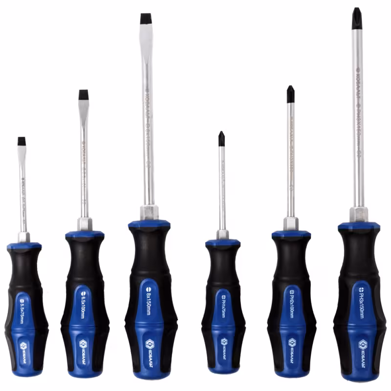 Набор отверток ударных PH, SL Кобальт S2 Ultra Grip 646-621