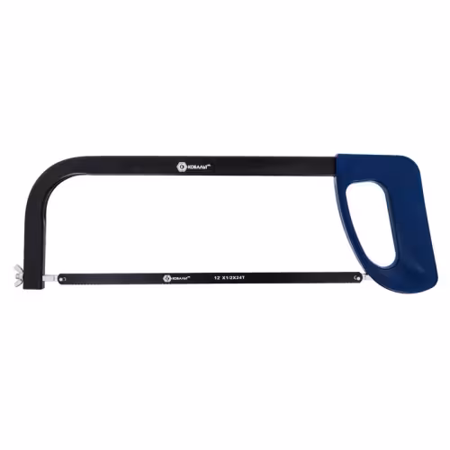 Ножовка по металлу 300 мм пластиковая рукоятка, металлическая рамка КОБАЛЬТ