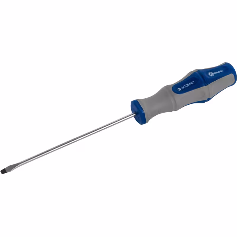 Отвертка шлицевая SL3х100 мм Кобальт CR-V Ultra Grip 646-232