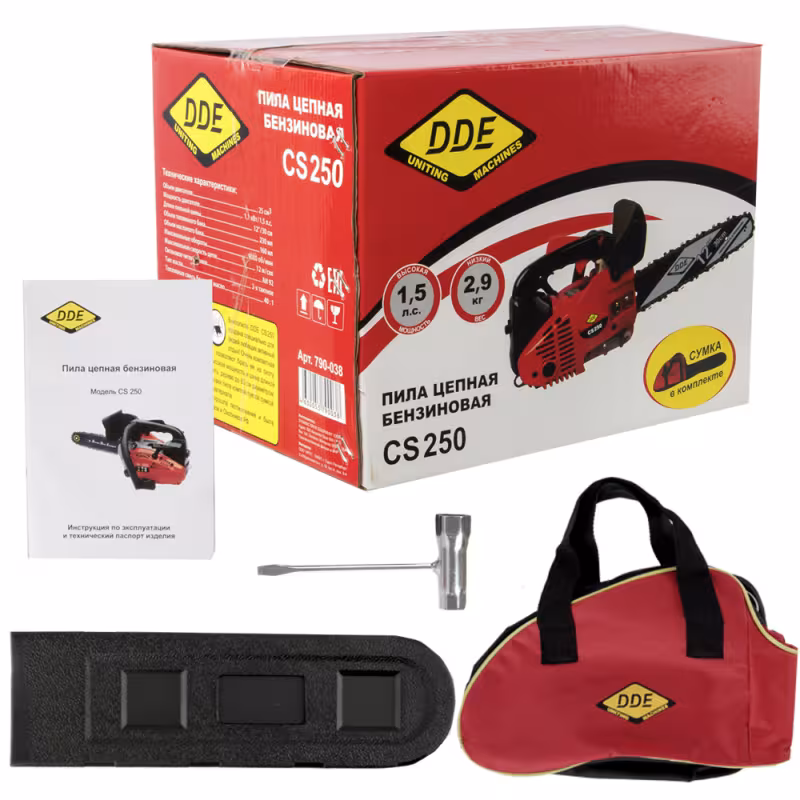 Бензопила DDE CS250-12