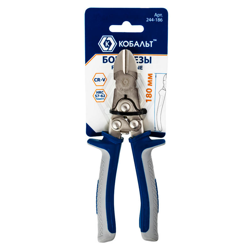 Бокорезы 160 мм, CR-V рычажные  УСИЛЕННЫЕ КОБАЛЬТ 