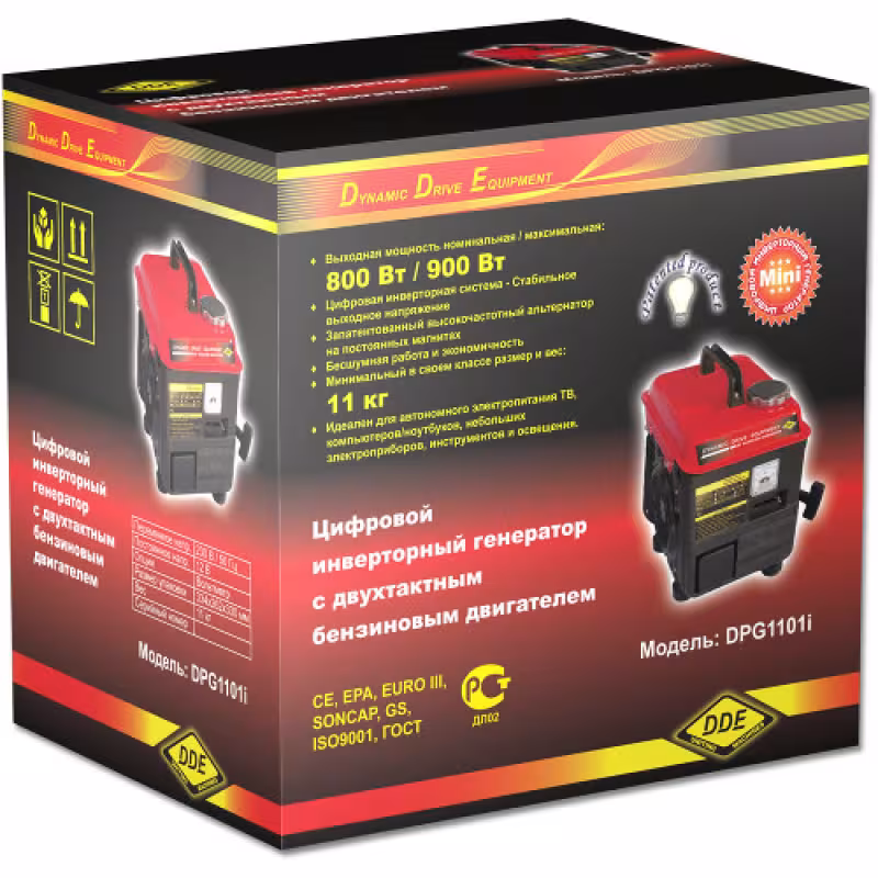 Генератор инверторный бензиновый DDE DPG1101i