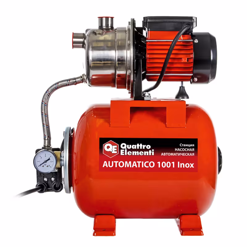 Насосная станция Quattro Elementi Automatico 1001 INOX