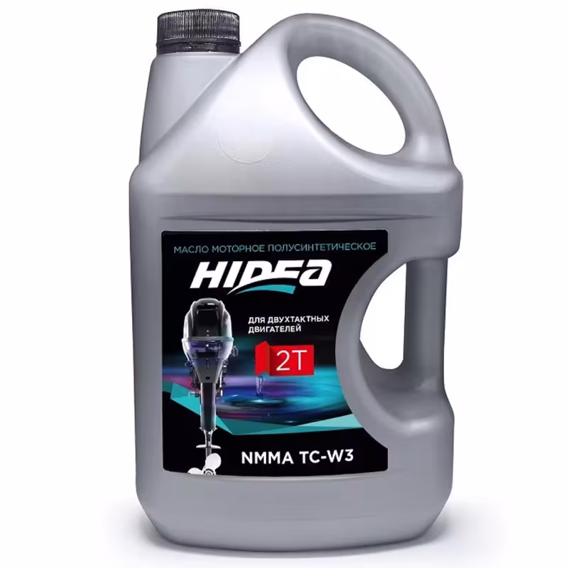 Масло моторное полусинтетическое для 2Т лодочных моторов Hidea, 3л