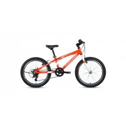 Велосипед FORWARD RISE 2.0 (рост 10.5") (оранжевый/белый)