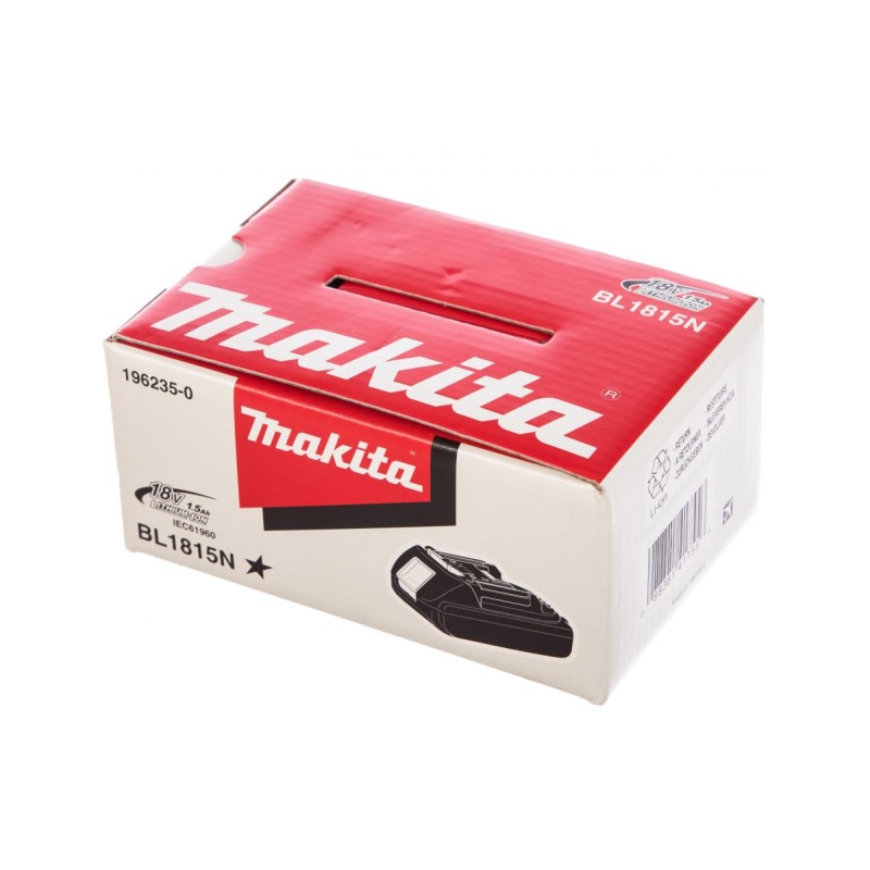 Аккумулятор Makita BL1815N (Li-Ion, 18В, 1,5Ач)