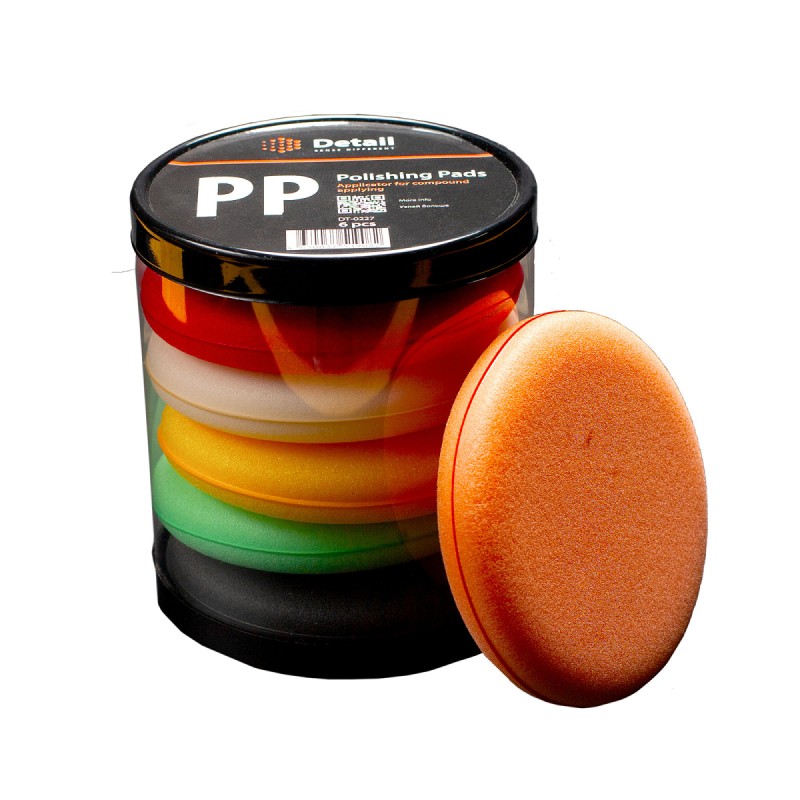 Аппликаторы из поролона Detail PP Polishing Pads, 10,5х2 см, 6 шт.