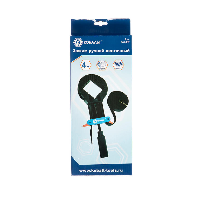 Зажим ленточный Кобальт 248-887, 4 м.