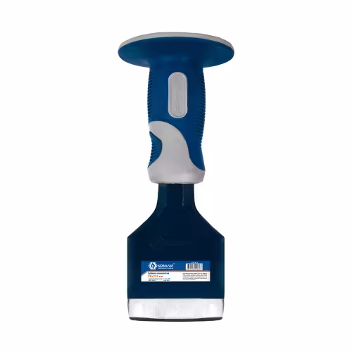 Зубило-конопатка плоское Кобальт 249-617, с протектором, 70х25 мм