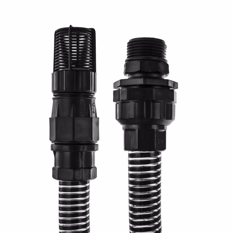 Шланг всасывающий QUATTRO ELEMENTI (длина 7м, диаметр 25мм, резьба 1", обратный клапан - пластик)