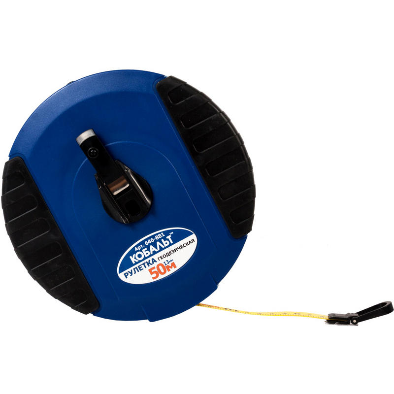 Рулетка геодезическая Кобальт 646-881, 50 м х 13 мм