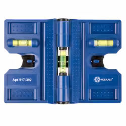 Уровень угловой строительный пузырьковый Кобальт 917-392