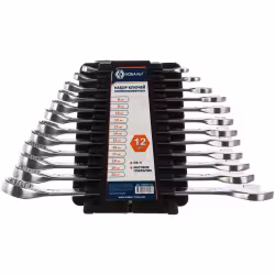 Набор ключей рожково-накидных Кобальт 020105-12, 6-22 мм, 12 предметов