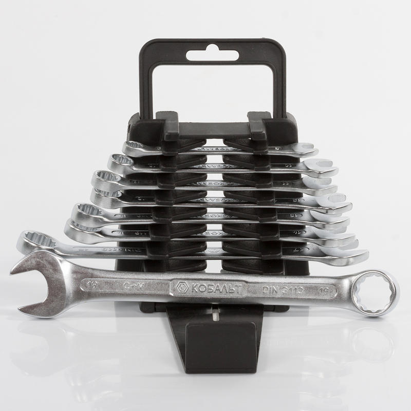 Набор ключей рожково-накидных Кобальт 020103-08, 8-19 мм, 8 предметов