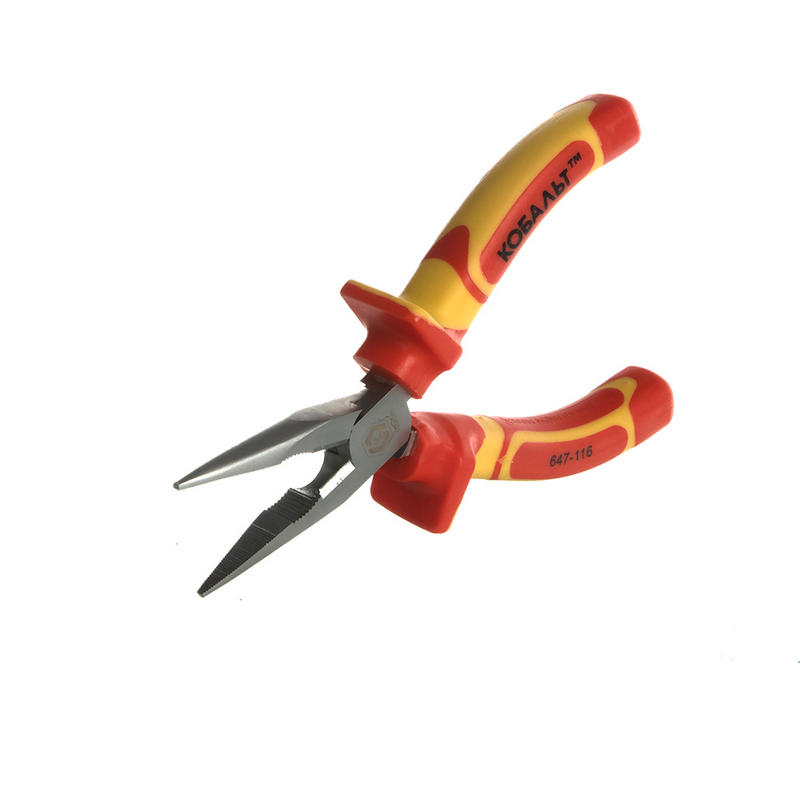 Длинногубцы 160мм диэлектрические КОБАЛЬТ 