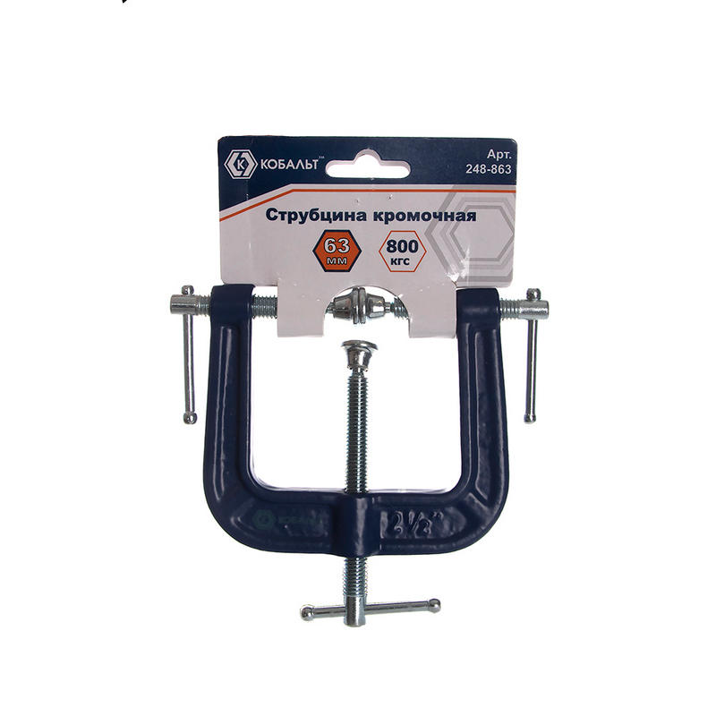 Струбцина кромочная  Кобальт 248-863, 63 мм