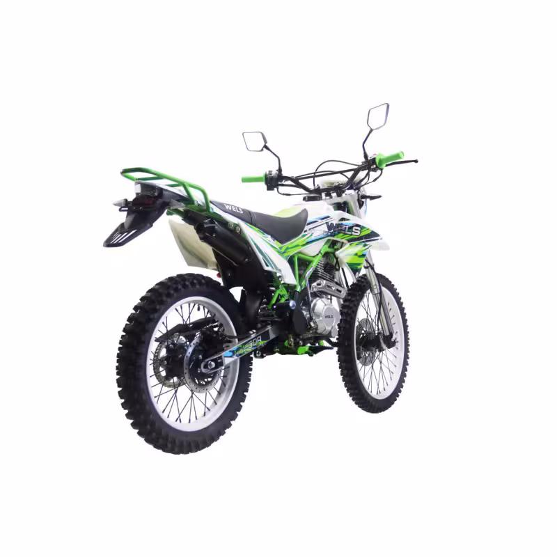Мотоцикл эндуро Wels MX 250 R, зеленый