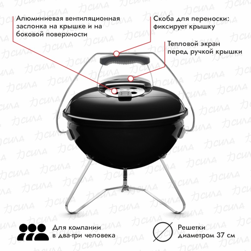 Гриль угольный Weber Smokey Joe Premium