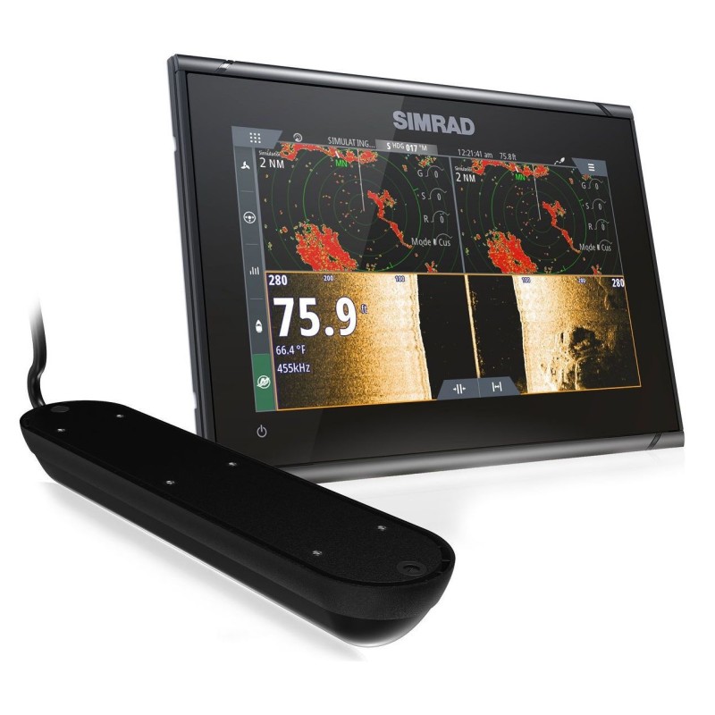 Картплоттер-эхолот Simrad GO9 XSE с датчиком Active Imaging 3-в-1