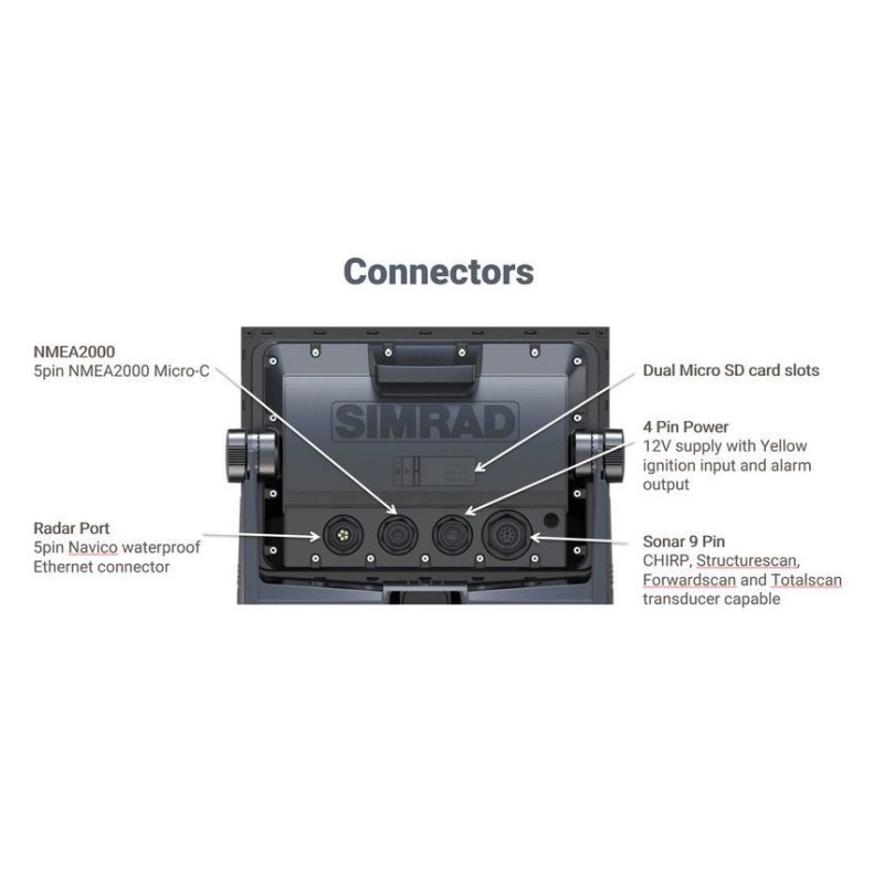 Картплоттер-эхолот Simrad GO9 XSE с датчиком Active Imaging 3-в-1