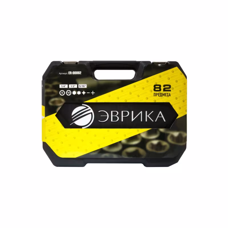 Набор инструментов Эврика ER-80082, 82 предмета