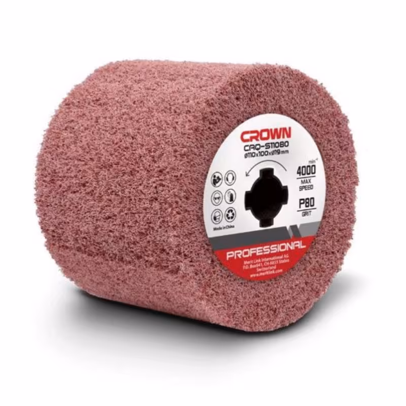 Кордщетка абразивная для щеточной машины Crown CAQ-S11080