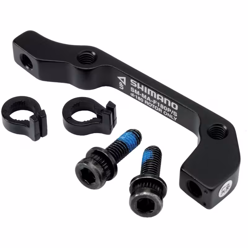 Адаптер дискового тормоза Shimano, F180P/S болт 2шт,стоп.кольца 2шт.