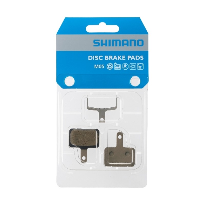 Тормозные колодки Shimano М05, для дисковых тормозов, пластик