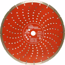 Диск алмазный сегментный Trio Diamond GUS729, 350х10х25,4/20 мм