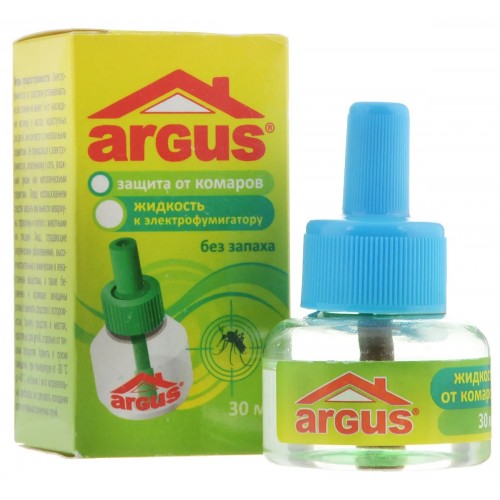 Жидкость Argus от комаров без запаха, 30 мл