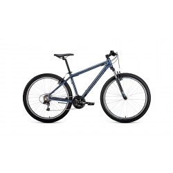 Велосипед FORWARD APACHE 1.0 (27,5" 21 ск. рост 15") (серый/черный)