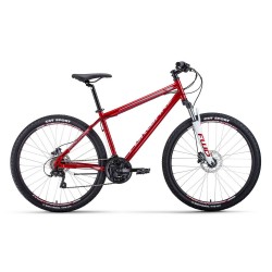 Велосипед FORWARD SPORTING 3.0 disk (27.5" 21 ск. рост 17") (темно-красный/серый)