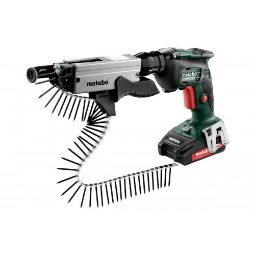 Дрель-шуруповерт магазинная аккумуляторная Metabo SE 18 LTX 4000 + SM 5-55