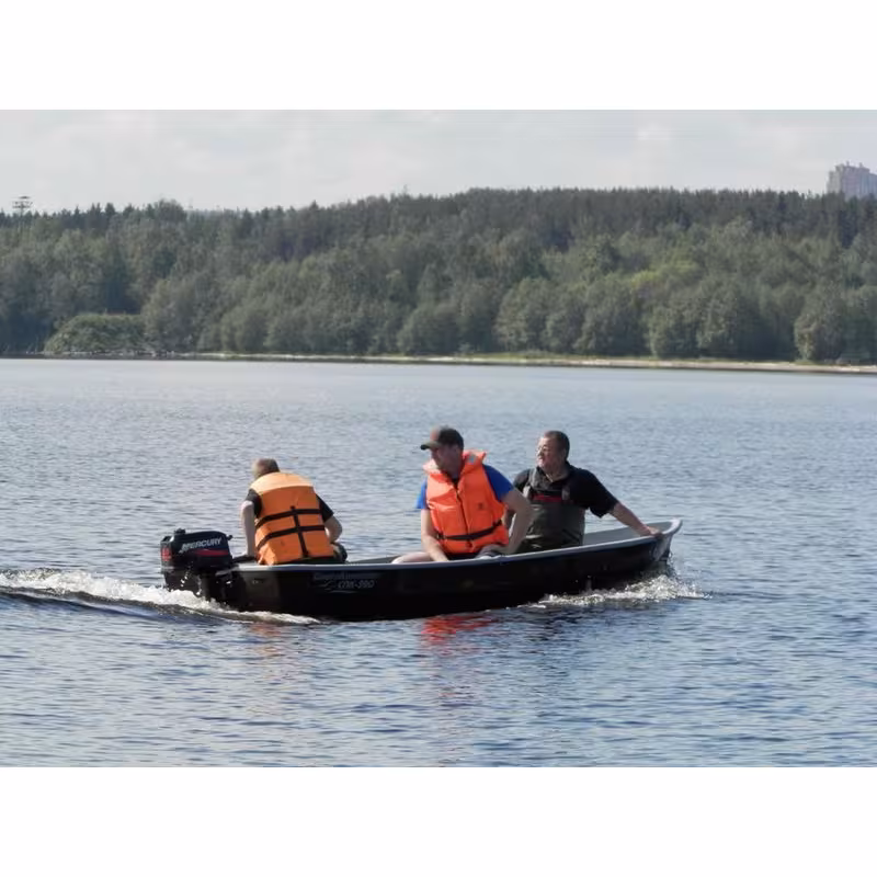 Лодка пластиковая Онегокомпозит СЛК 390