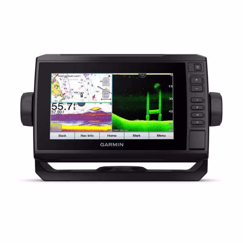 Картплоттер-эхолот Garmin EchoMap UHD 72cv с датчиком GT24UHD-TM