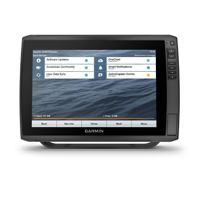 Картплоттер-эхолот Garmin Echomap Ultra 122sv с датчиком GT54UHD-TM