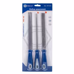 Набор рашпилей Кобальт 247-828, 3 предмета, 200 мм 