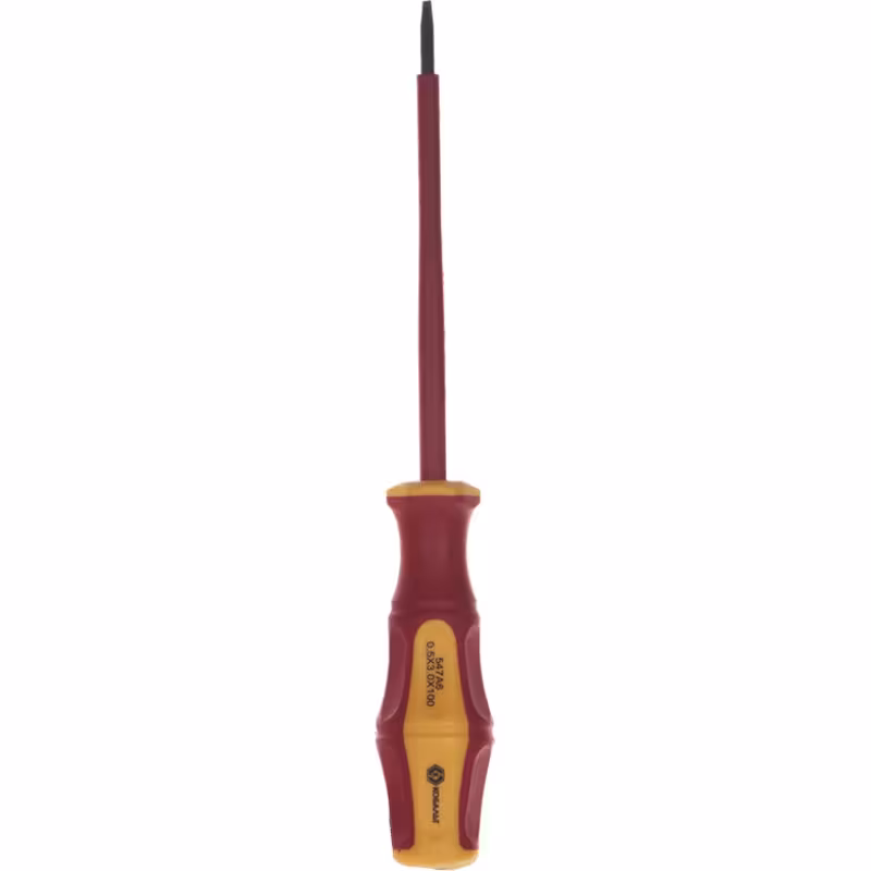 Отвертка шлицевая диэлектрическая SL3х100 мм Кобальт CR-V Ultra Grip 248-771