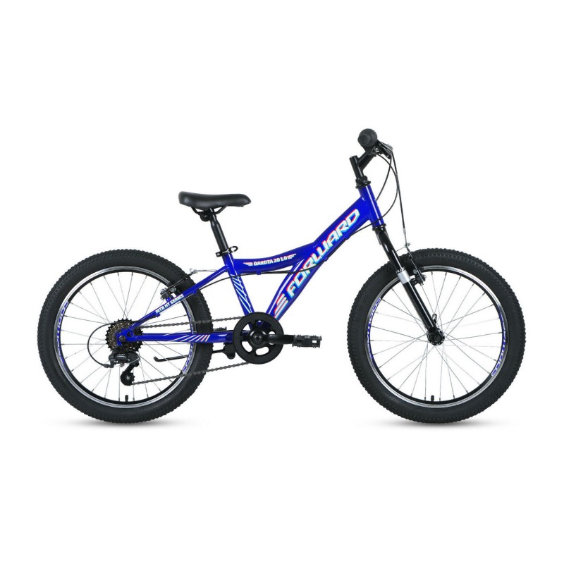 Велосипед FORWARD DAKOTA 20 1.0 (20", 6 скоростей), синий/белый