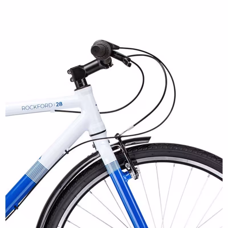 Велосипед FORWARD ROCKFORD 28 (рост 540 мм, белый/синий)									