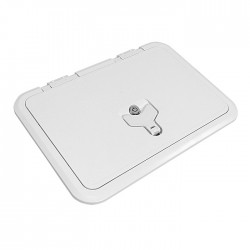 Люк смотровой Ceredi 6378, 270х370 мм, белый