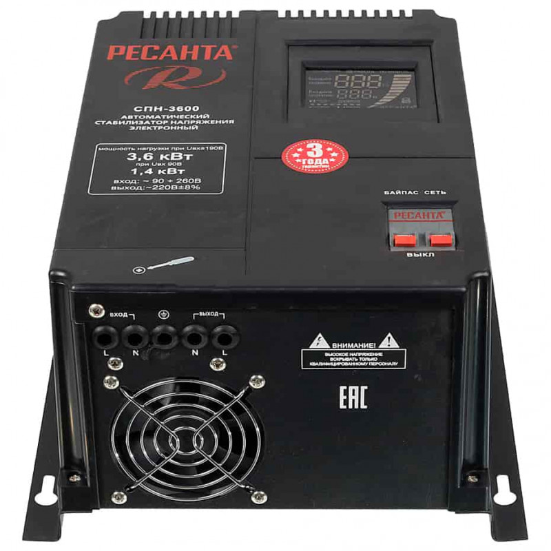 Стабилизатор напряжения Ресанта СПН-3600