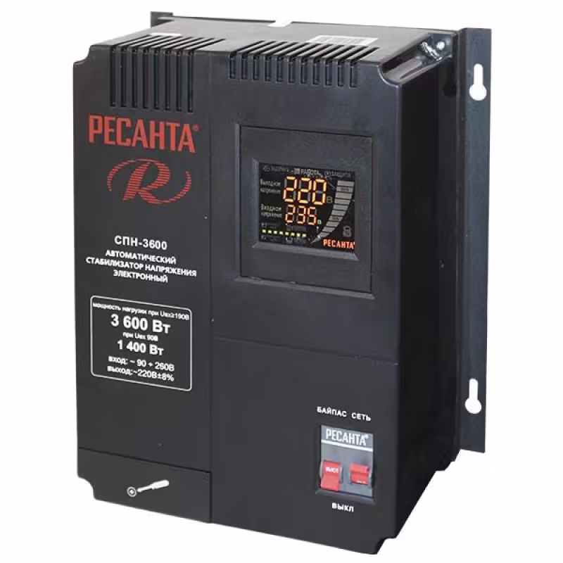 Стабилизатор напряжения Ресанта СПН-3600