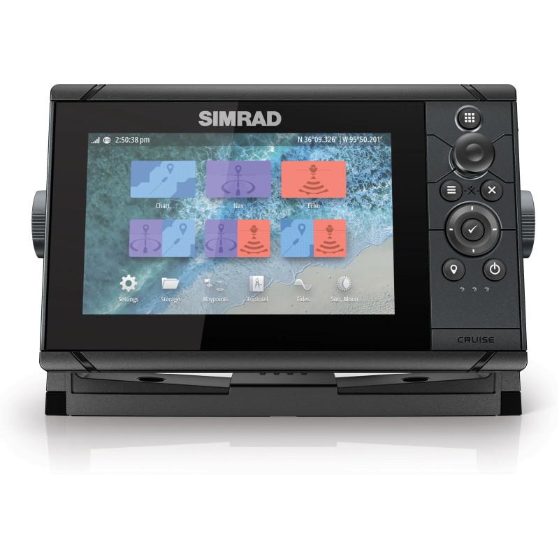 Картплоттер-эхолот Simrad Cruise 7 с датчиком XDCR 83/200