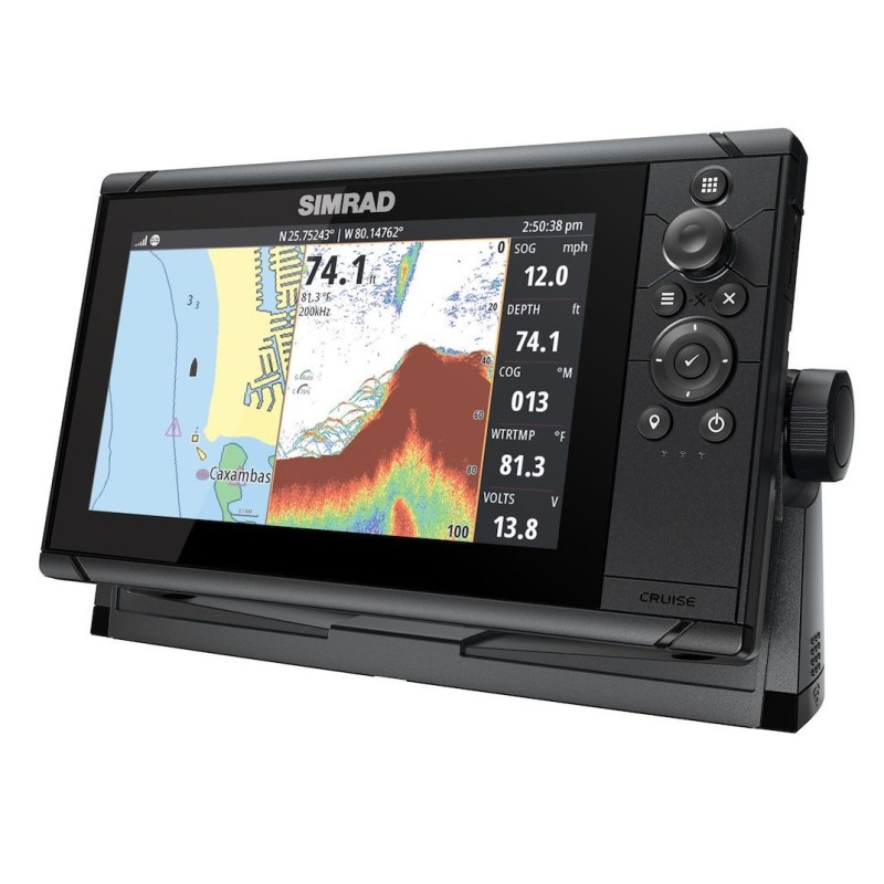 Картплоттер-эхолот Simrad Cruise 9 c датчиком XDCR 83/200