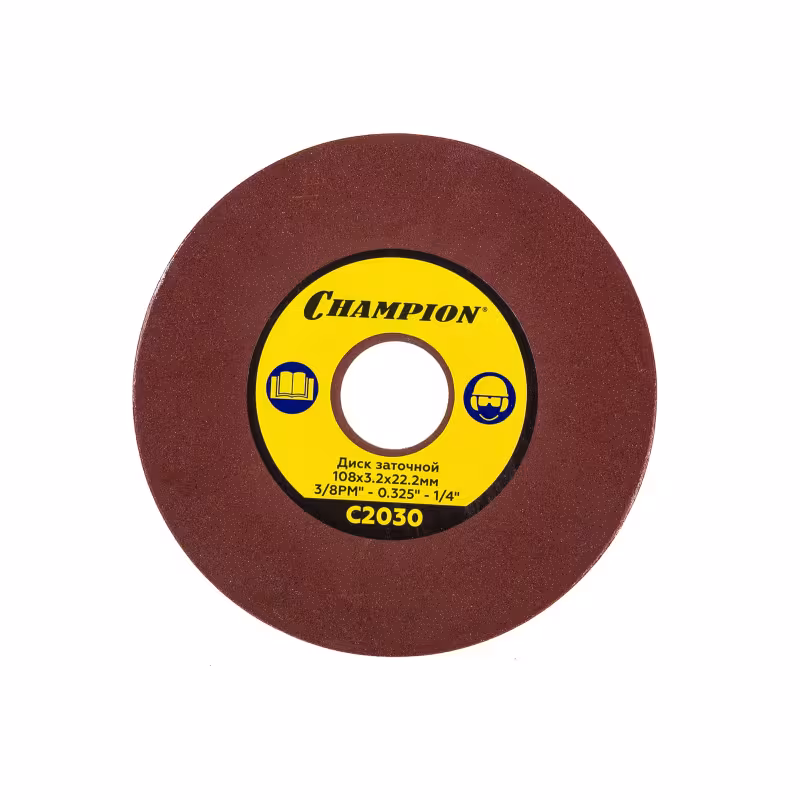 Диск заточной aбразивный Champion C2030, 108х3,2х22,2 мм