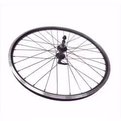 Колесо 20" заднее, алюм.втулка, WZ-201RQR,28отв.,130мм.,10мм('эксц.), V-Brake, Под трещотку,6/7 ск. 