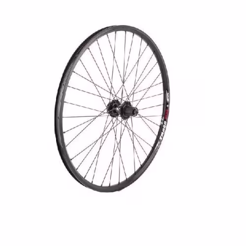 Колесо в сборе 28" заднее, втулка GJ-FL-028, 3/8 (гайка), c ножным тормозом, Двухстеночный обод, FWD