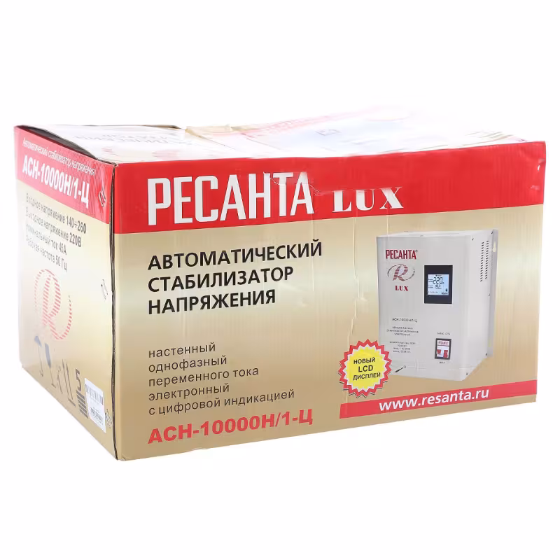 Стабилизатор напряжения Ресанта АСН-10000 Н/1-Ц Lux